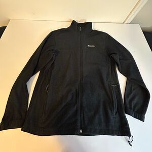 Columbia Black Lightweight Full-Zip Fleece Jacket